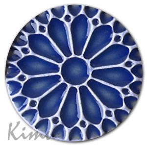 ROSE WINDOW OF LEÓN Cobalt blue