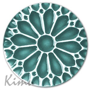 ROSE WINDOW OF LEÓN Ocean blue