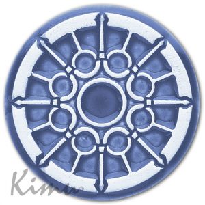 ROSASSA DE L'ESGLÉSIA DE SANTIAGO Blau