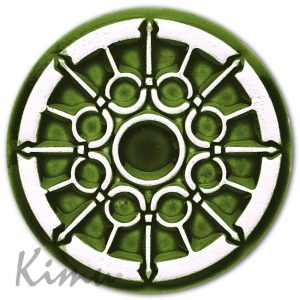 ROSE WINDOW OF CHURCH OF SANTIAGO Green