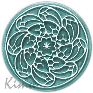 ROSE WINDOW OF MILAN Ocean blue