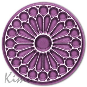 ROSE WINDOW OF SAGRADA FAMILIA Purple