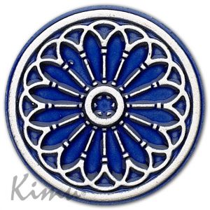 ROSETÓN DEL Mº DE LA OLIVA Cobalto