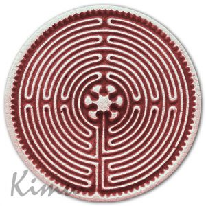 LABERINT DE CHARTRES Vermell