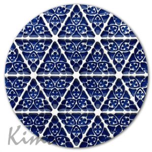 ROSE WINDOW OF MALLORCA Cobalt blue