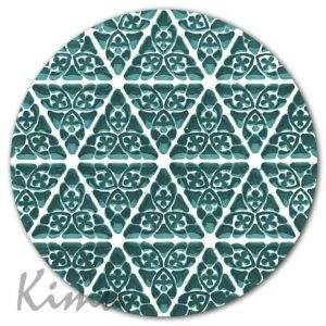 ROSE WINDOW OF MALLORCA Ocean blue