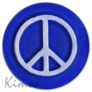 PEACE Cobalt blue